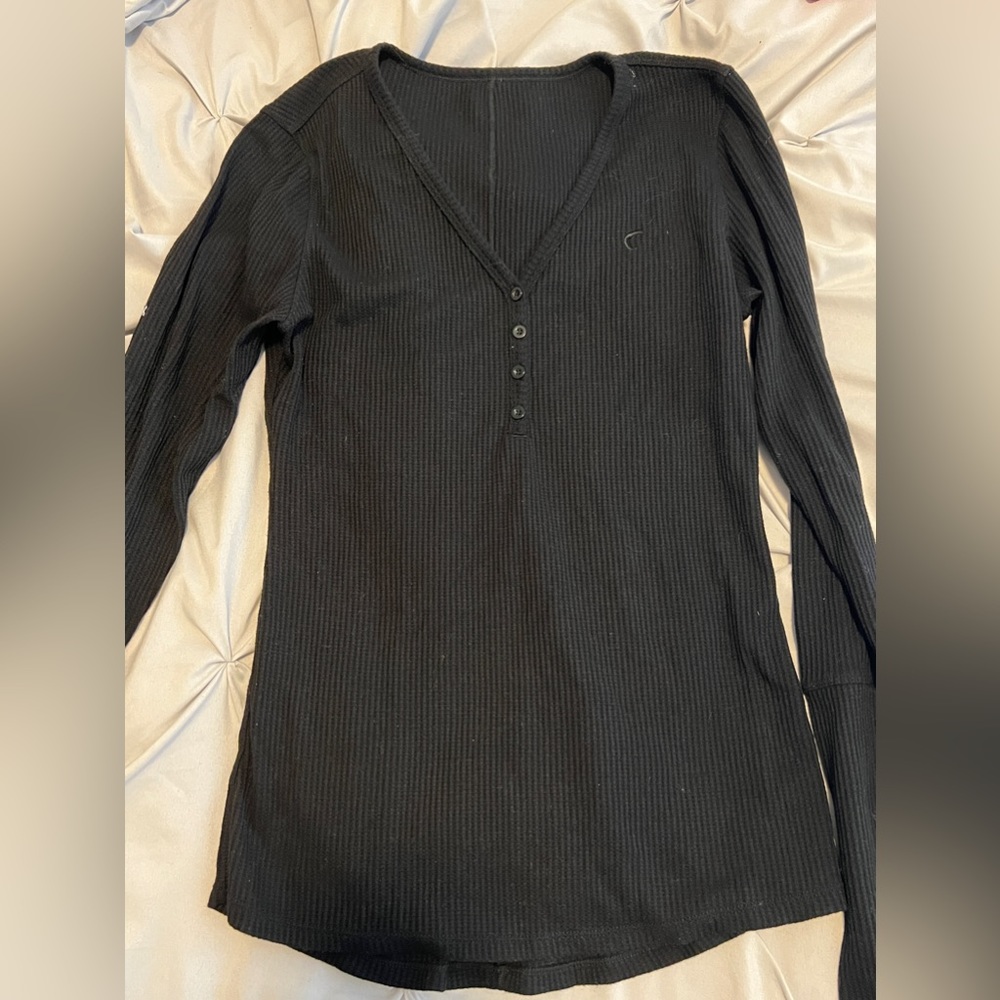 Black Don't Wake Me Thermal Top